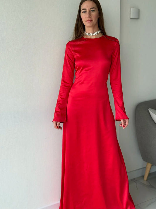 Robe de soirée rouge