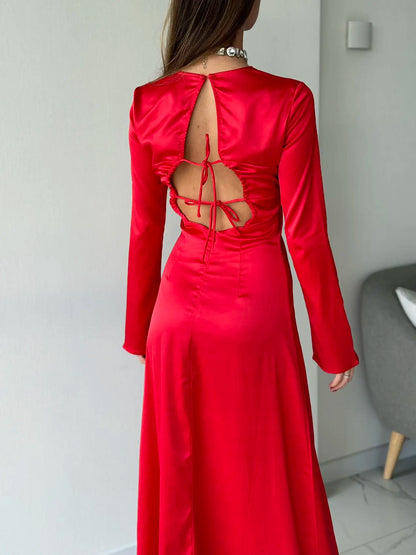 Robe de soirée rouge